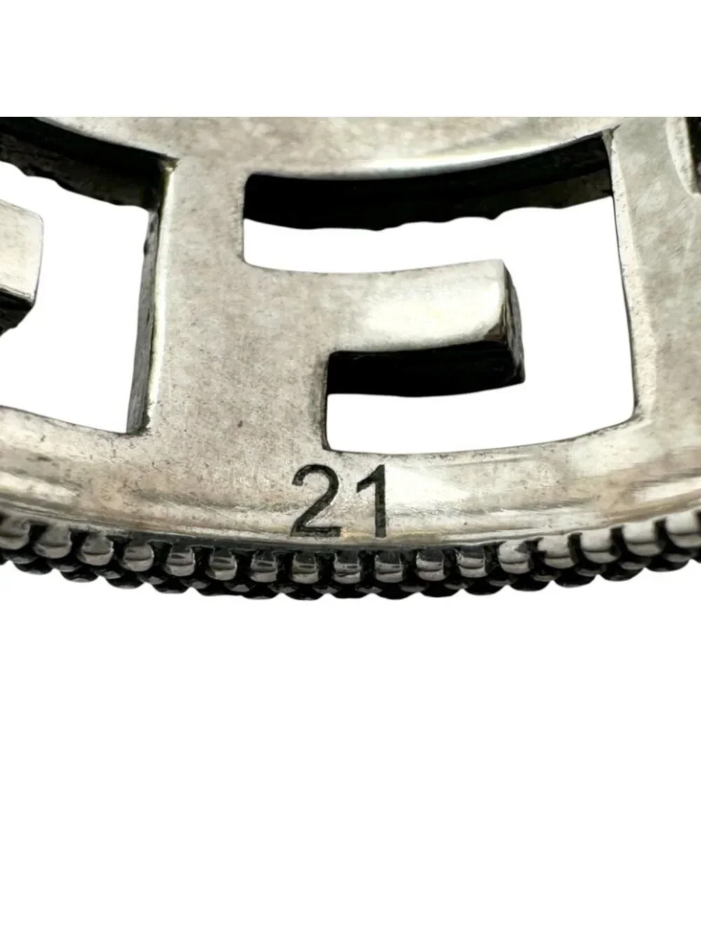 Gucci Square Silver Ring
